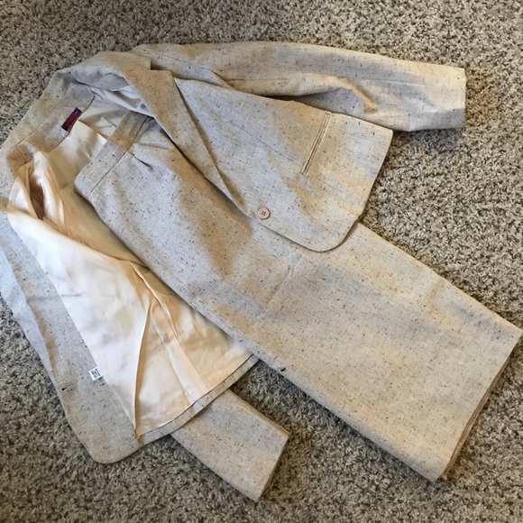 Stunning Sexy Vintage 2 Piece Professional Outfit - Picture 1 of 8